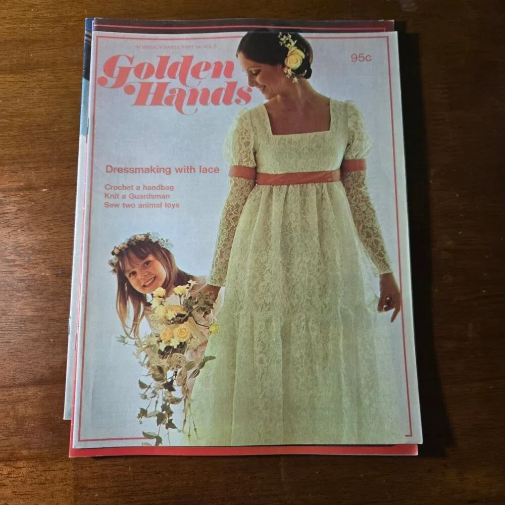 Golden Hands weekly magazine Part 66-69 Vol 5 Knitting Dressmaking Needlecraft